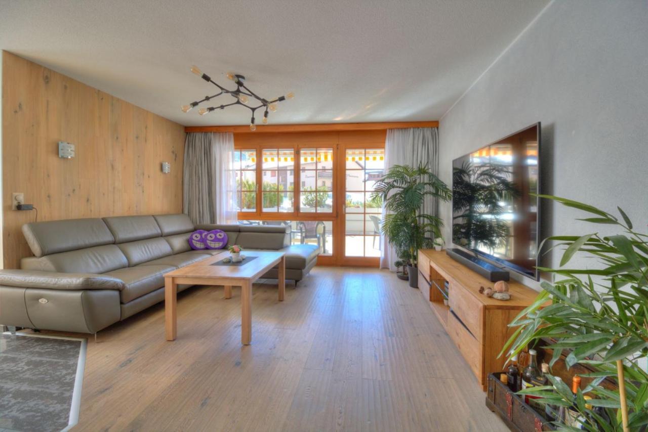 Ferienwohnung Aramis 1 Leukerbad Exterior foto