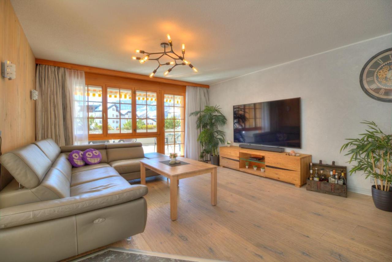 Ferienwohnung Aramis 1 Leukerbad Exterior foto