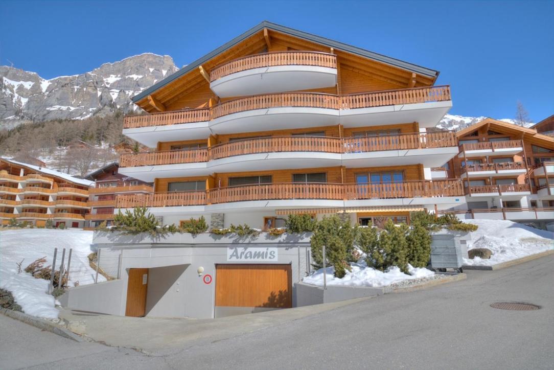 Ferienwohnung Aramis 1 Leukerbad Exterior foto