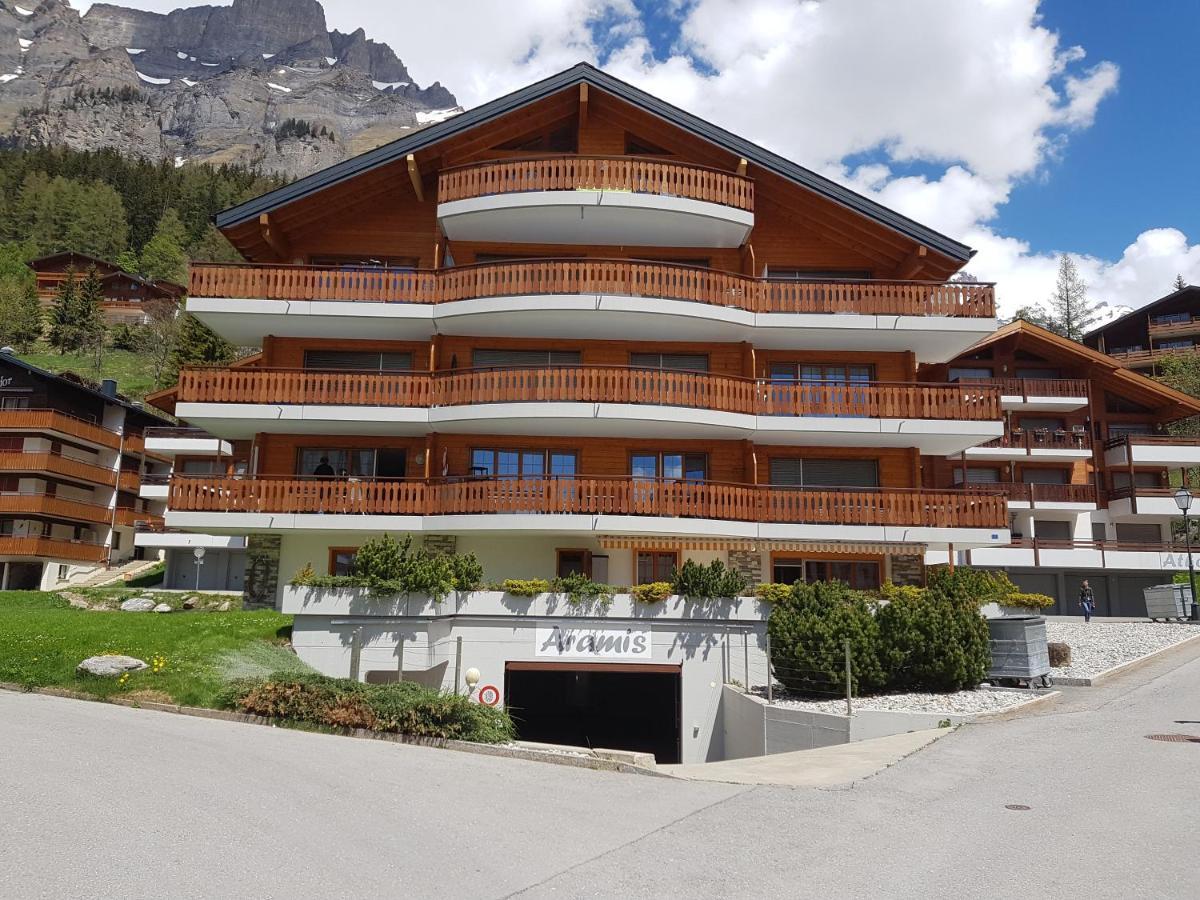 Ferienwohnung Aramis 1 Leukerbad Exterior foto